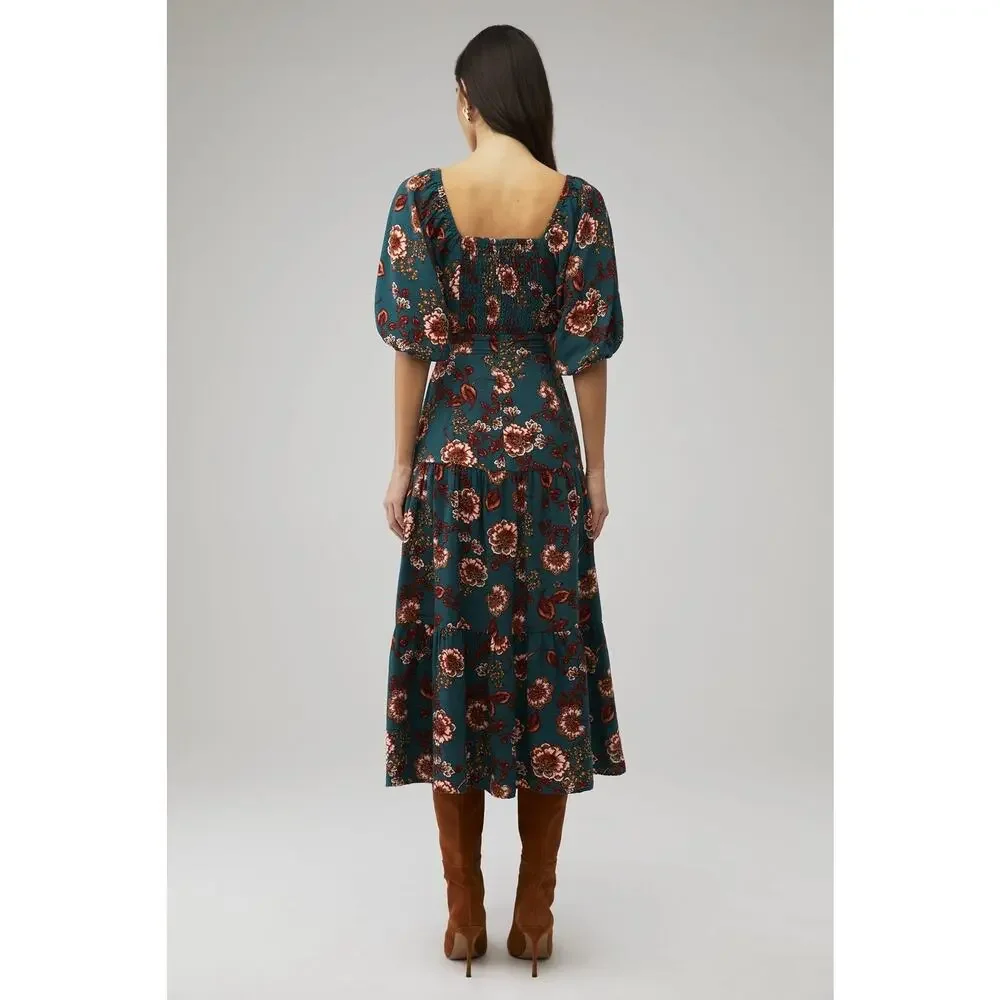 MINKPINK Olivia Midi Dress in multi-color Size XS - Picture 3 of 9